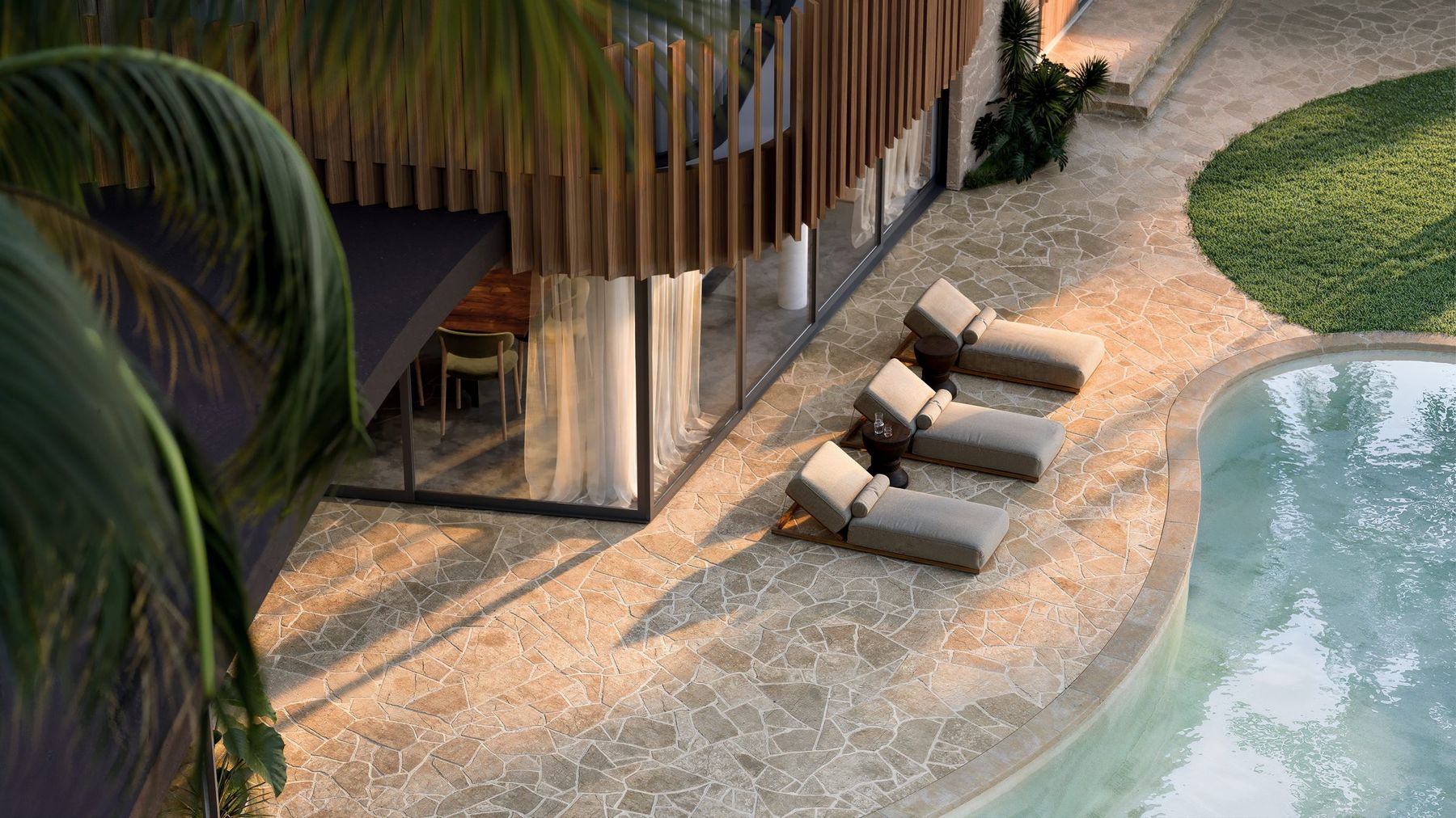 Pool edge