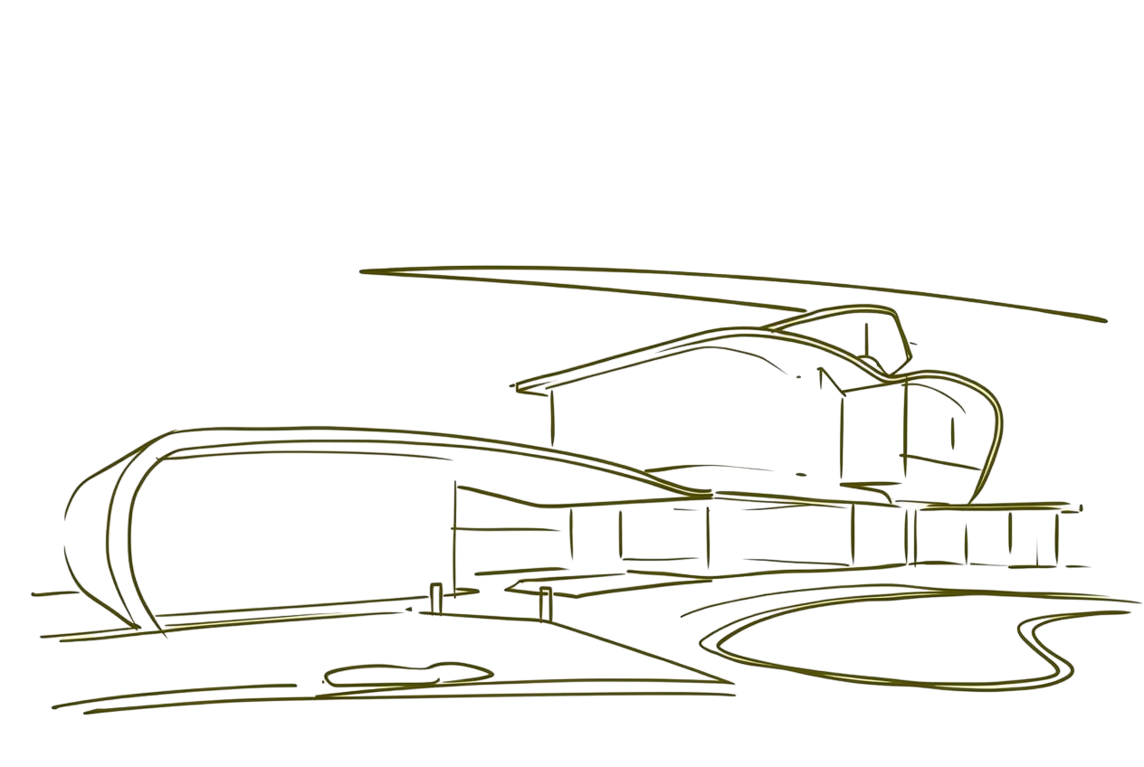 Architectural sketch of a Keanu residence